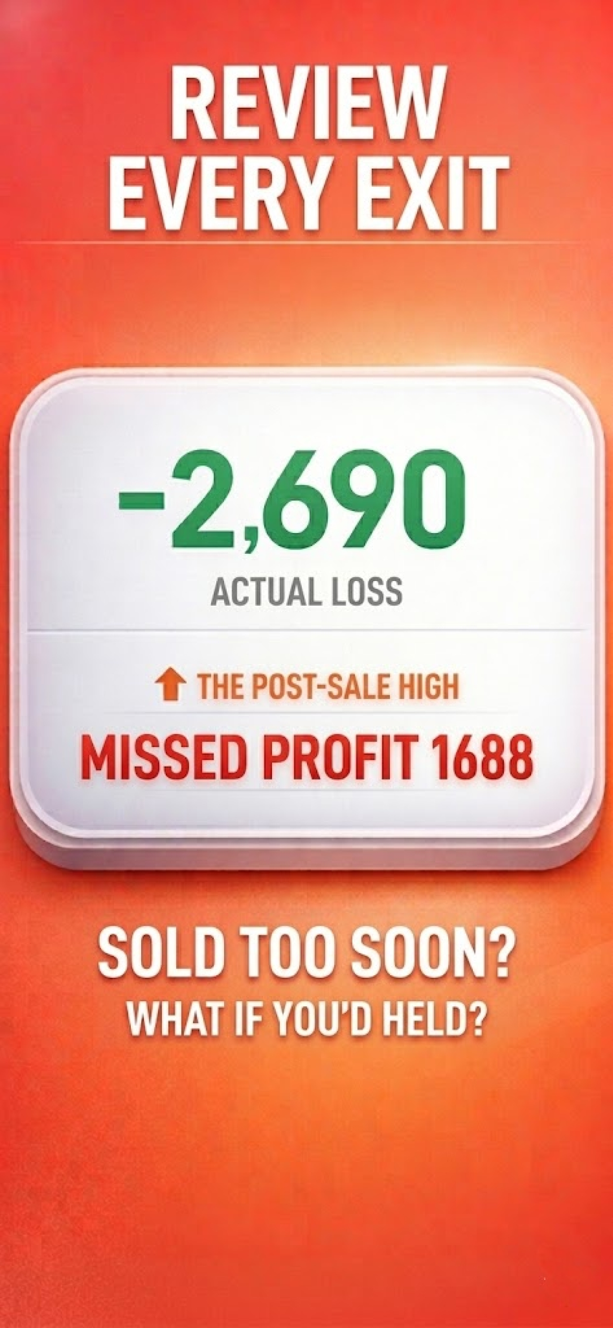 SellAnalyzer:Trade Review