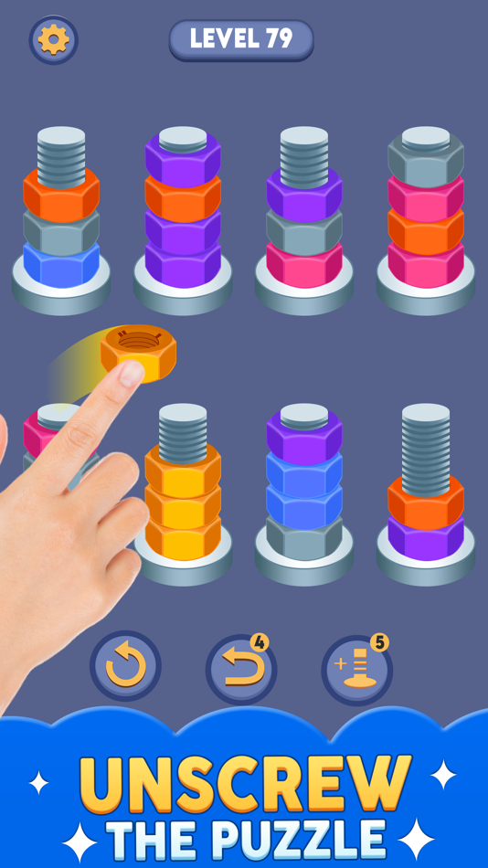 #3. Nuts And Bolts: Screw Sort (iOS) 由: Neetu L Tekwani