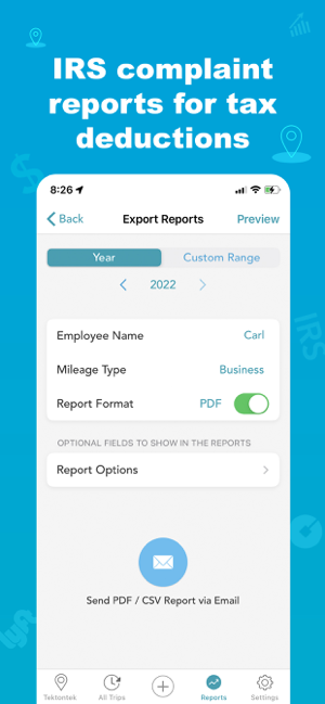 ‎Swift Miles - Mileage Tracker Screenshot