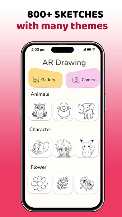 Drawing Sketch: AR Draw by Cam Screenshot