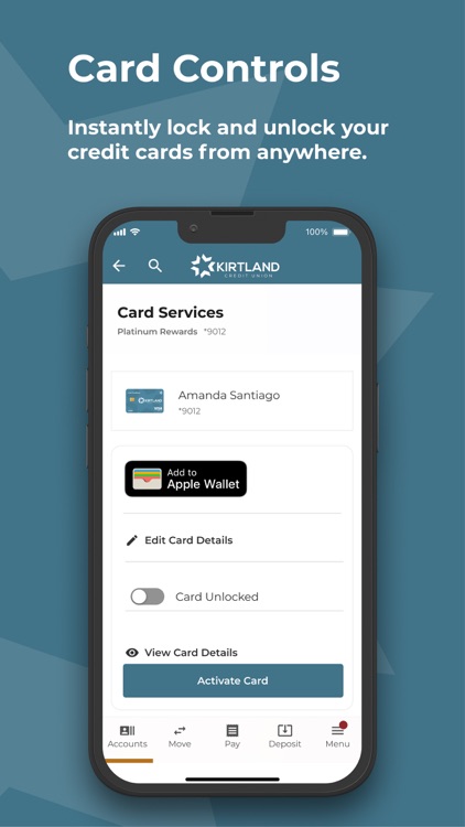 Kirtland CU Mobile Banking screenshot-3