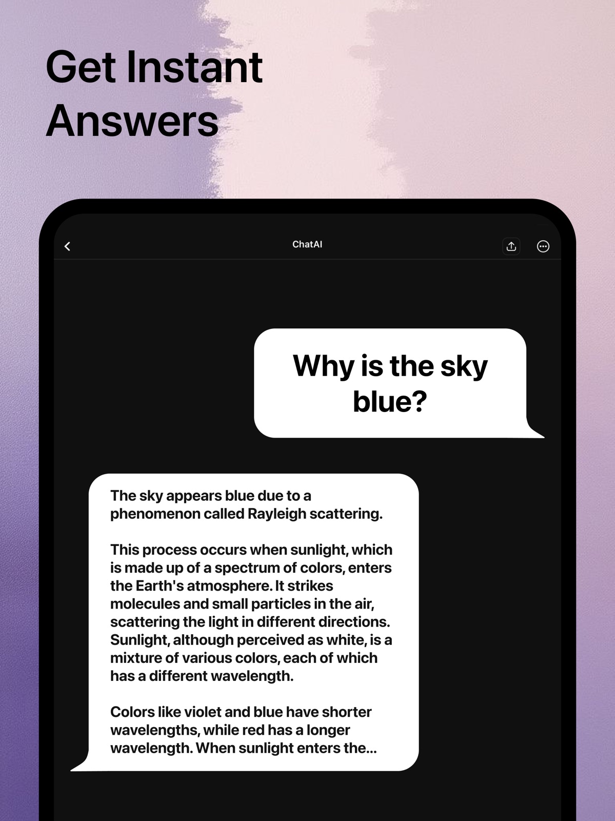 Chat AI: Ask Chatbot Assistant ipad screenshot 4