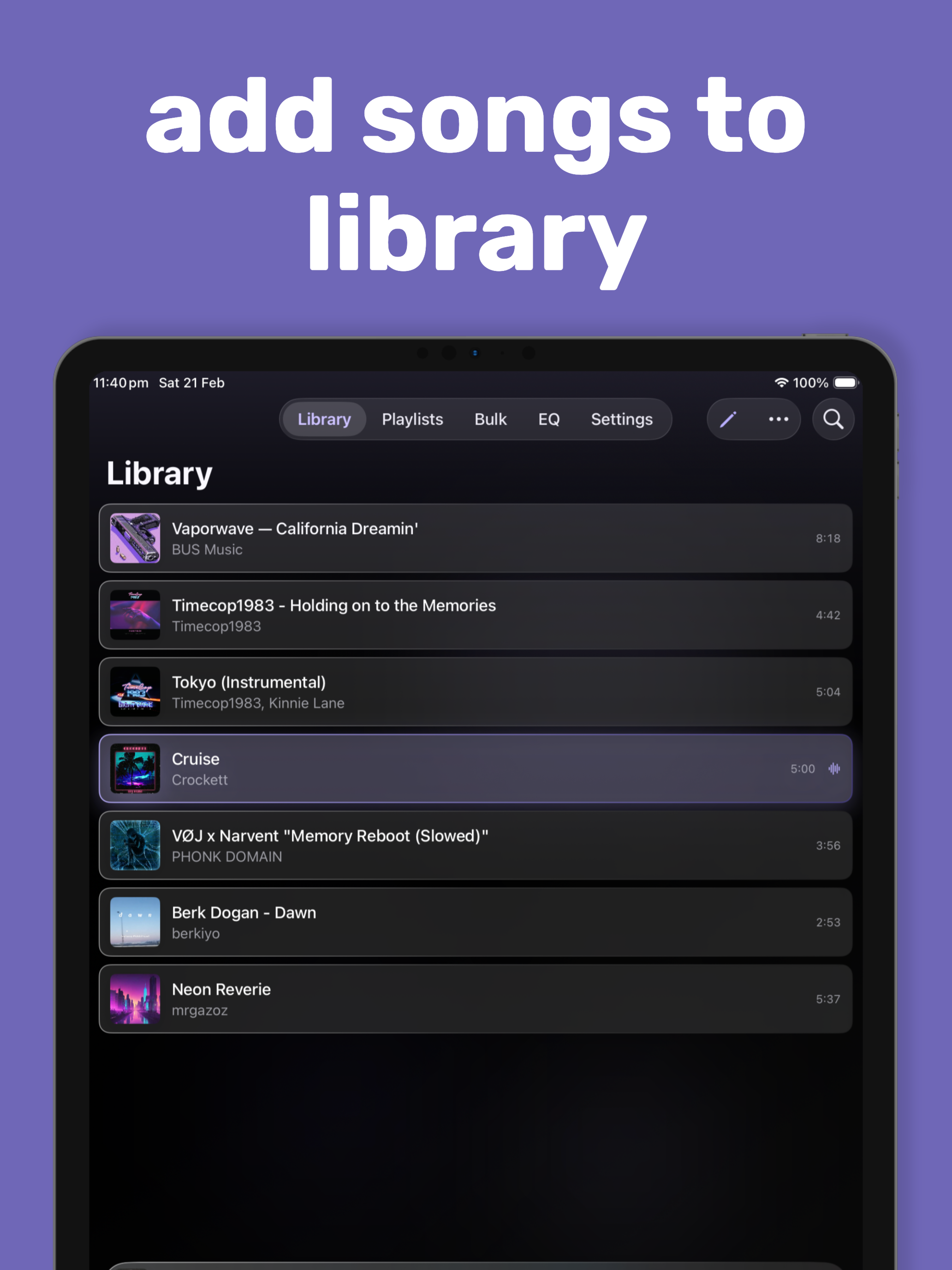 Slowed and Reverb App