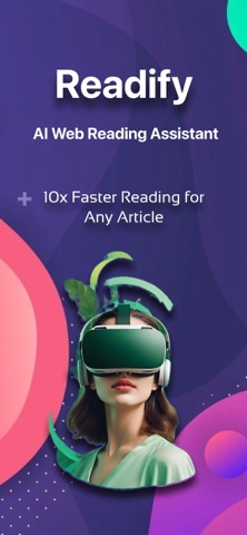 Readify - AI Web Assistant iPhone screenshot