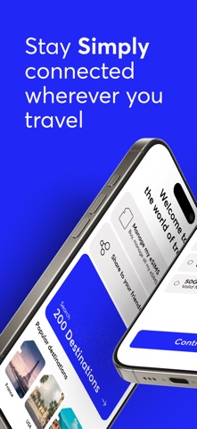 Simply eSIM : 5G Internet Data iPhone screenshot