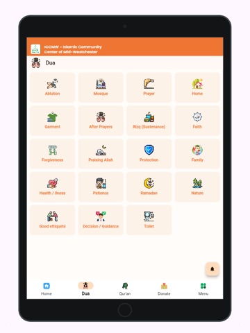 ICCMW iPad screenshot