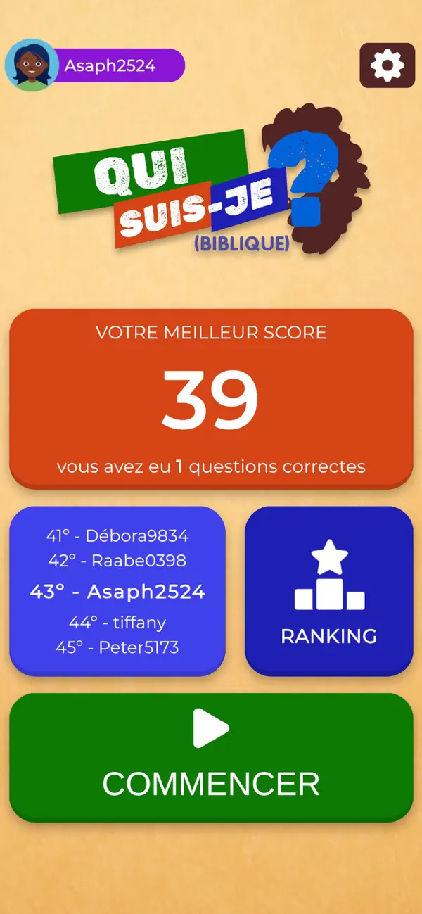 Screenshot #1 pour Qui suis-je ? (Biblique)
