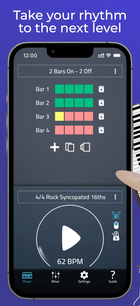 Screenshot #1 pour Groove Gym Pro: Rhythm Trainer