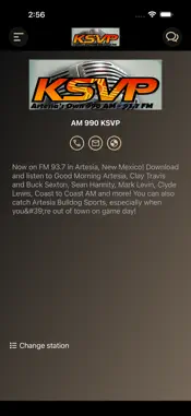 KSVP AM 990 screenshot 3