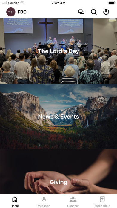 Foothill Bible Church Screenshot