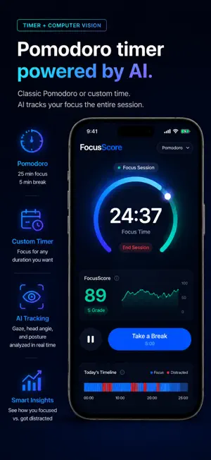 FocusScore: AI Study Tracker screenshot 4