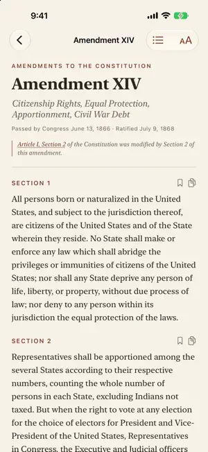 Pocket Constitution: Reference screenshot 1