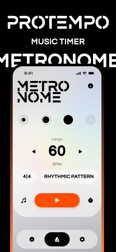 ProTempo Metronome Music Timer screenshot 1