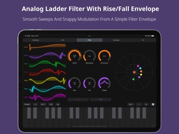 Testere Supersaw Synth AUv3 iPad screenshot