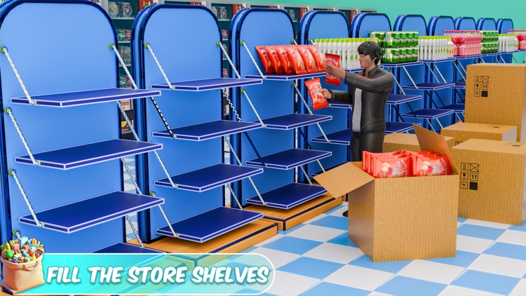 Supermarket Organizer Game 3D