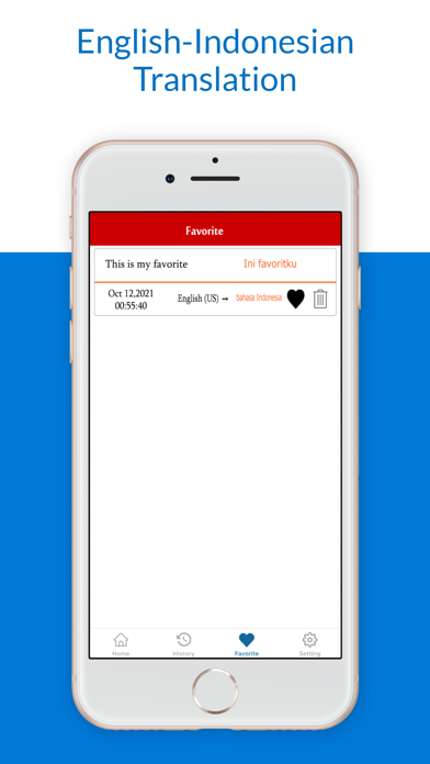 English-Indonesian Translation iPhone screenshot 5 - Education app