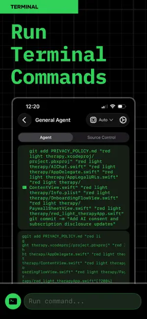 Mobile IDE for Codex AI GPT iPhone screenshot 4