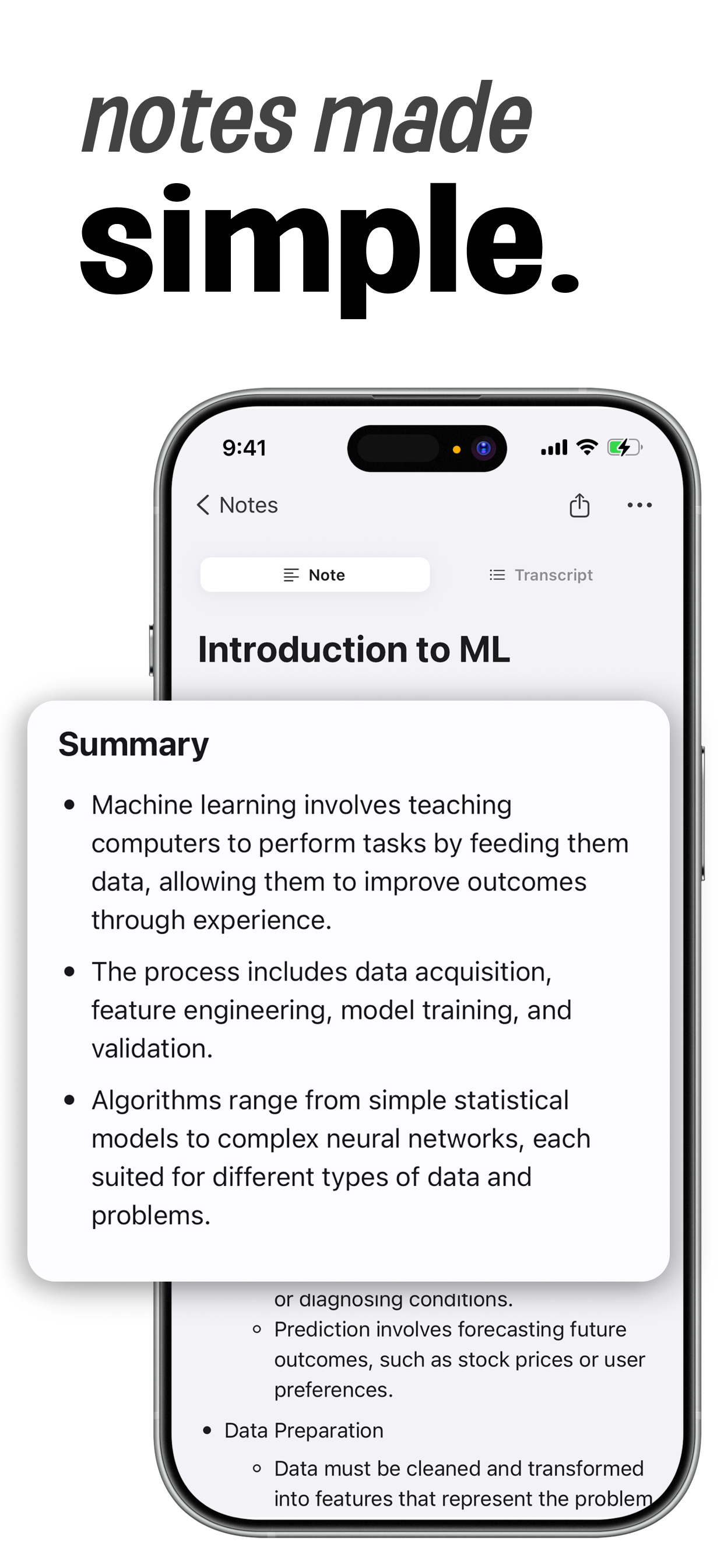 Auranotes - AI Lecture Notes screenshot 4