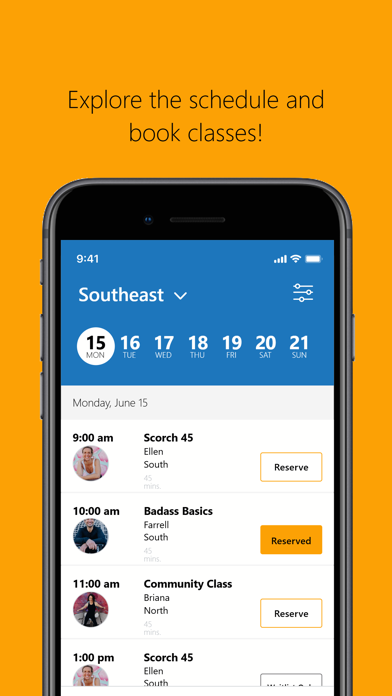 Scorch Fitness Studio iPhone screenshot 3 - Health & Fitness app