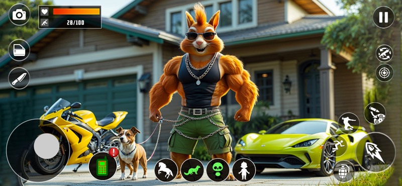 Squirrel Super Hero Action Sim screenshot 1