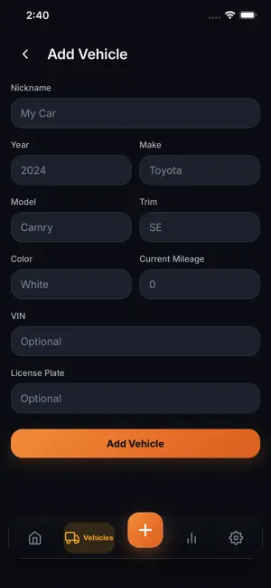 RevLog: Vehicle Service Log screenshot 3