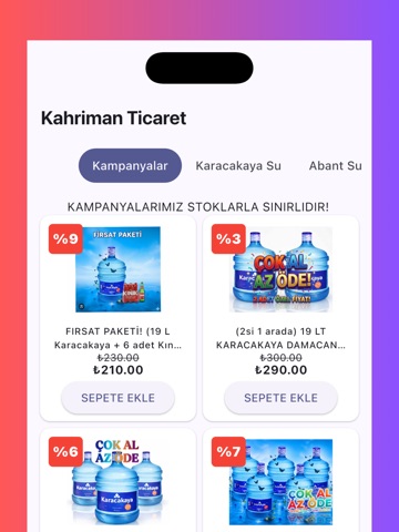 Kahriman Ticaret iPad screenshot