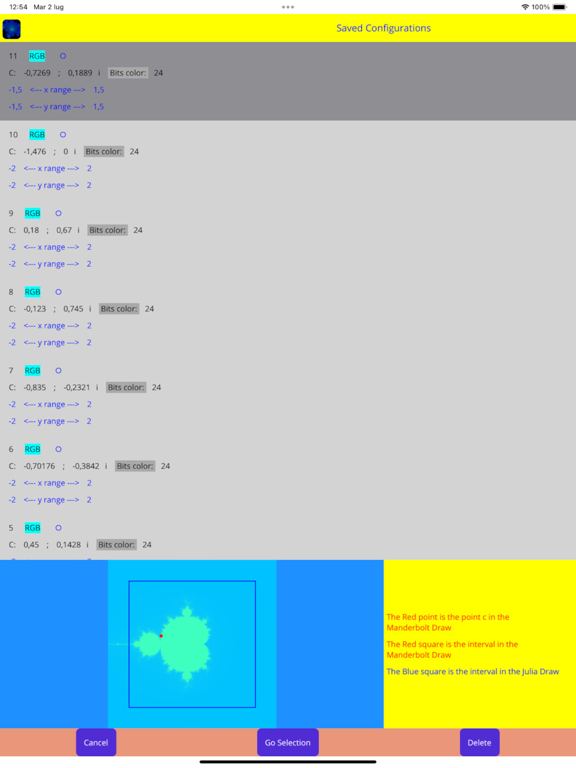 Screenshot #6 pour Fractals Julia