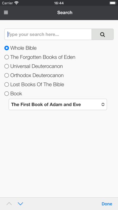 Bible Apocrypha Now Screenshot