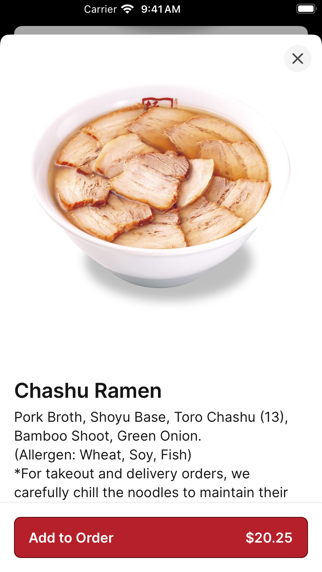 Kitakata Ramen Ban Nai Irvine iPhone screenshot 4 - Food & Drink app