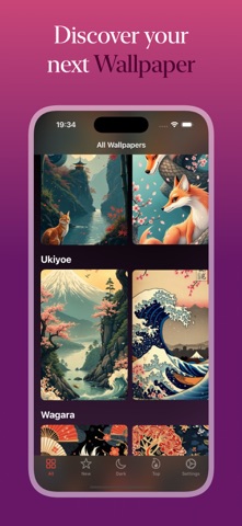 Japan Art: Live Wallpapers iPhone screenshot