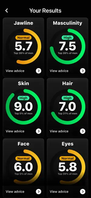 LooksMax Face Rating AI－LooxUP screenshot 2