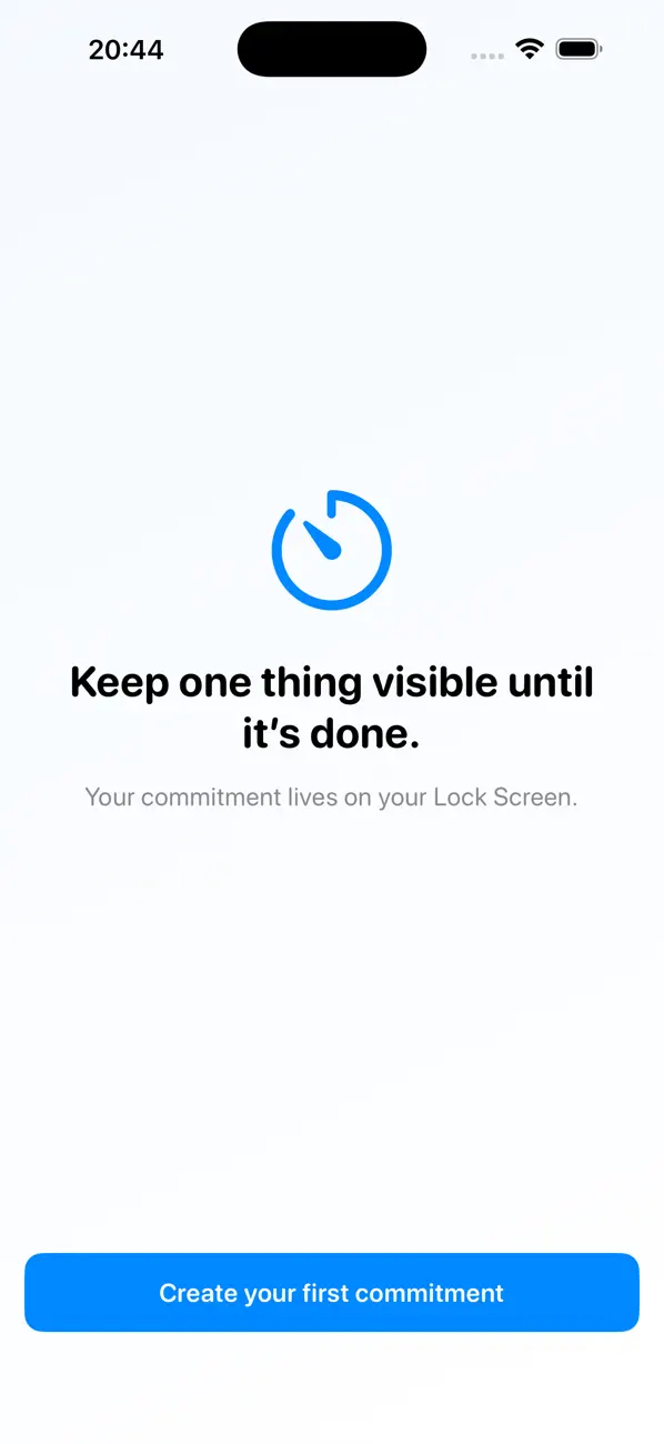 #2. CommitNow - Focus Timer (iOS) 由: Edward Lufadeju