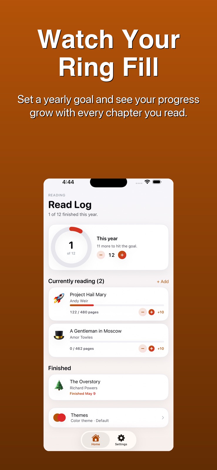 Book Tracker - Reading Log Pro iphone screenshot 1