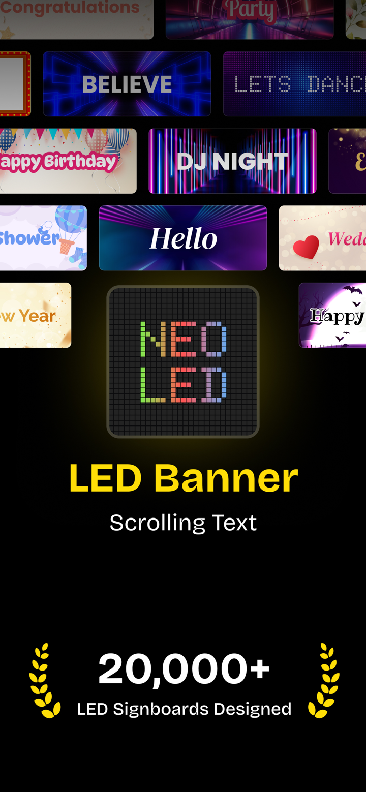 LED Banner Maker - NeoLED screenshot 1