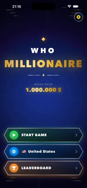 Millionaire Quiz - Trivia Game screenshot 1