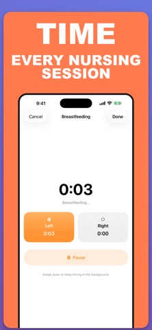 Baby Feeding Diaper Tracker screenshot