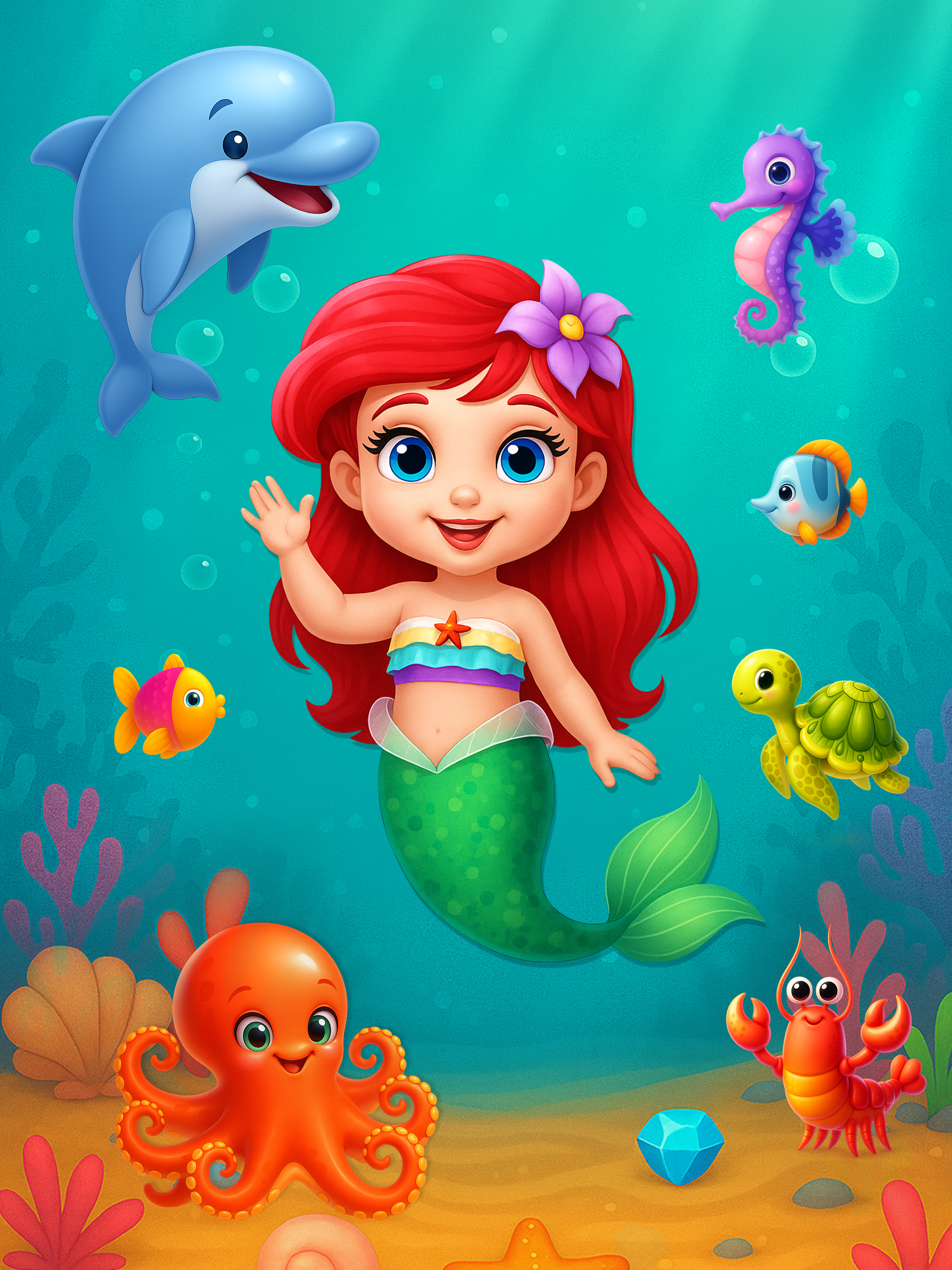 Kids Games for Girls - Mermaid screenshot 12