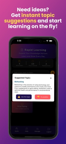 Rapid Learning screenshot