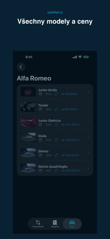 Autohled iPhone screenshot