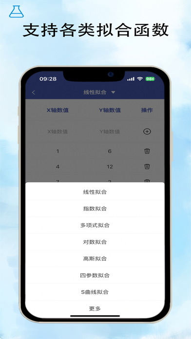 曲线拟合-支持各类函数拟合工具 Screenshot