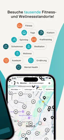 Screenshot von EGYM Wellpass auf dem iPhone 2