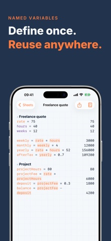 Sigma Notepad Calculator Screenshot 4 of 7