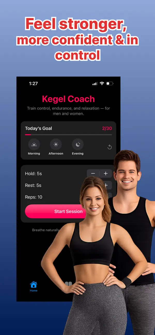 Kegel & Pelvic Floor Timer App Screenshot 1