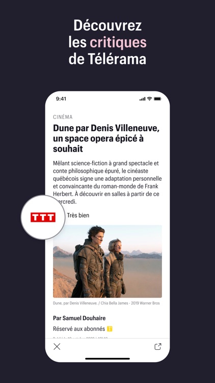 Télérama : culture, tv, cinéma screenshot-7