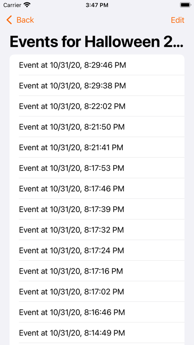 Halloween Candy Tracker! Screenshot