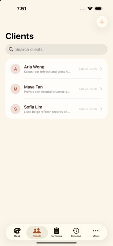 ColorBowl: Hair Formulas iPhone screenshot