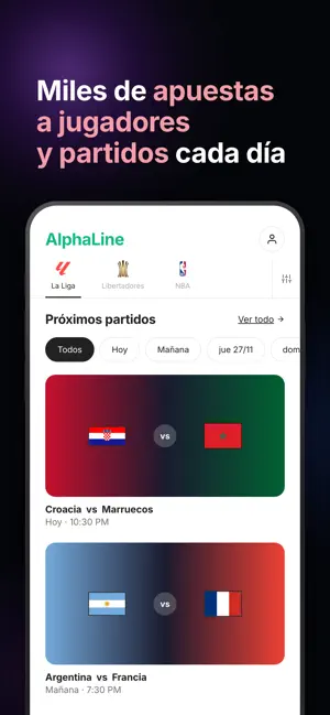 BetAlpha iPhone screenshot 1