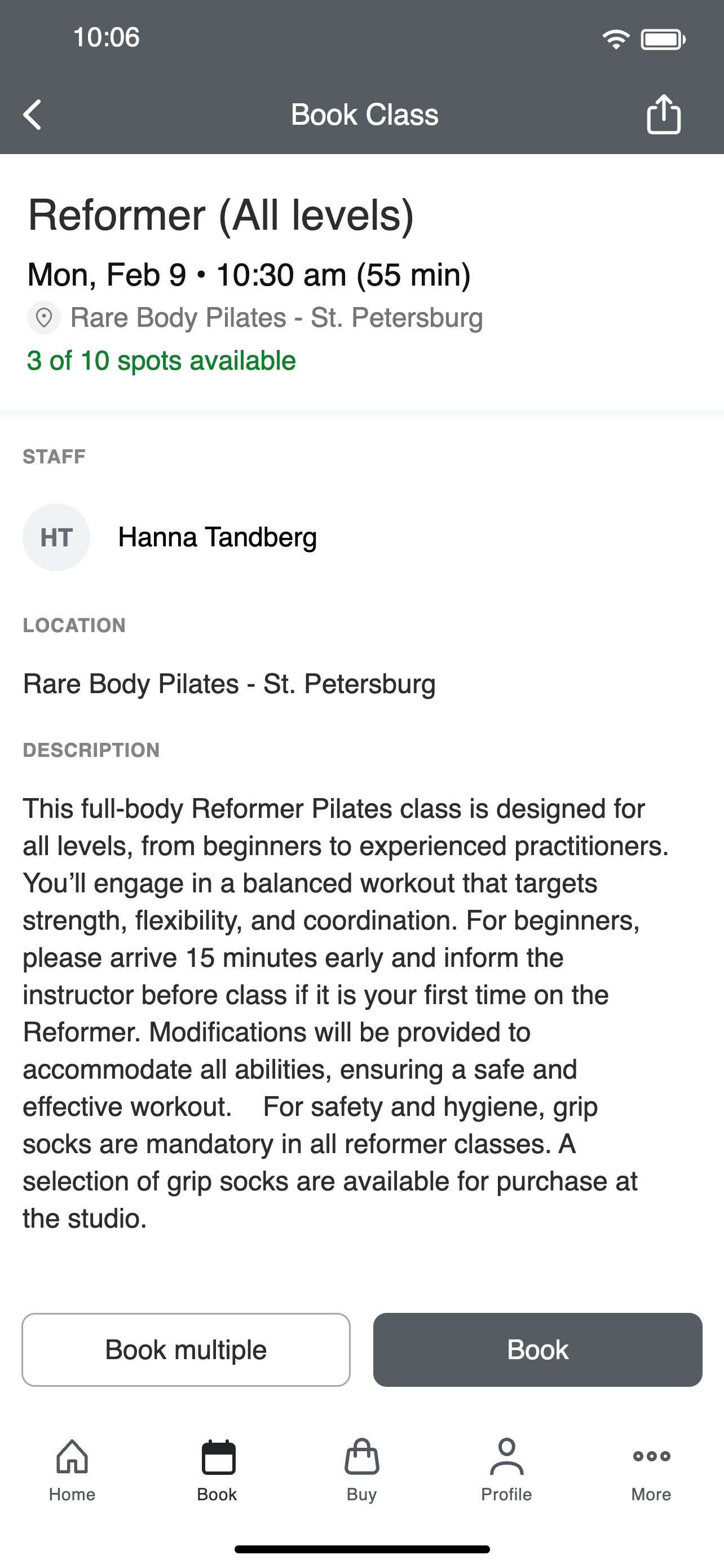 Rare Body Pilates