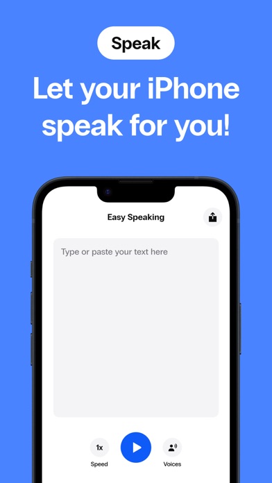 Screenshot #2 pour Speak4Me Text to Speech Reader