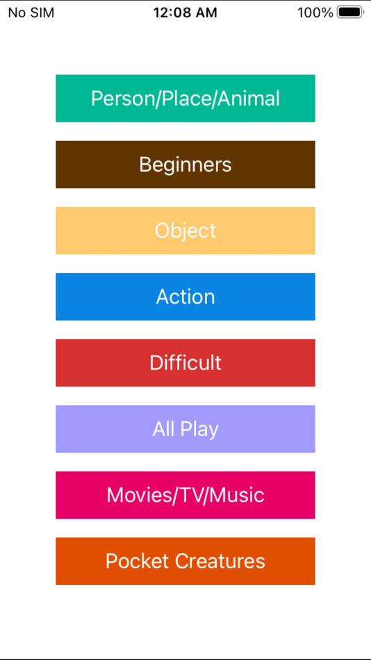 #2. Pictionary Word Generator (iOS) 由: karthik p